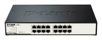 D-LINK DGS-1016D 16-Port Gigabit Unmanaged Switch (Metal Housing)