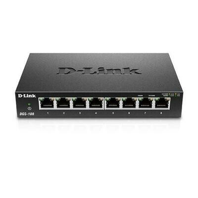 D-LINK 8-Port Gigabit Desktop Switch (Metal Housing)