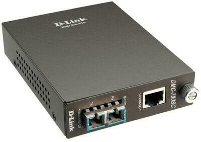 D-LINK DMC-700SC 1000BaseT to 1000BaseSX Media Converter with SC Fibre Connector (Multimode 850nm) -