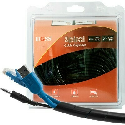 6MM SPIRAL CABLE BINDING DOSS