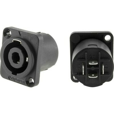 D FLANGE 4-POLE SPEAKON SOCKET