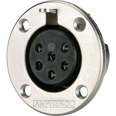 6-PIN PANEL MOUNT SOCKET