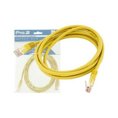 0.5M YELLOW CAT5E PATCH LEAD