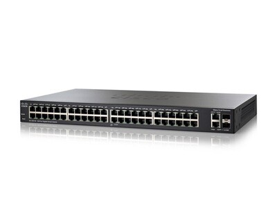 Cisco 50-port Gigabit + 2 x Combo SFP 1U Rackmountable L2 Smart Switch