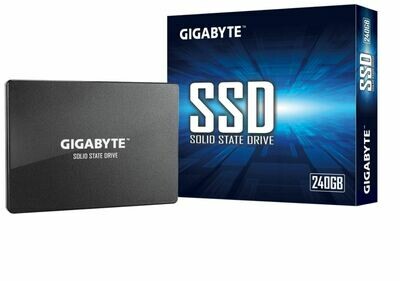 Gigabyte SSD 240GB 2.5&#39; SATA3 500/420 MB/s 50K/75K 2240 100mm 2M hrs MTBF HMB TRIM &amp; S.M.A.R.T Solid State Drive 3yrs Wty