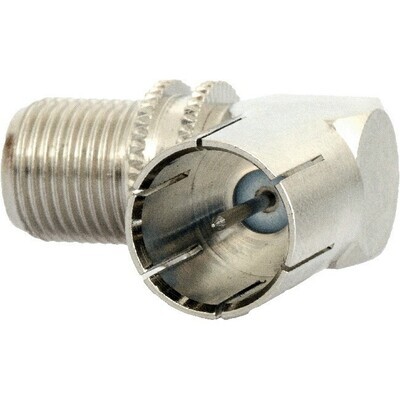 QUICKCAP &#39;F&#39; PLUG RIGHT ANGLE