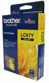 Brother LC67 Yellow Ink Cart
