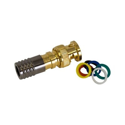 BNC COMPRESSION GOLD PLUG