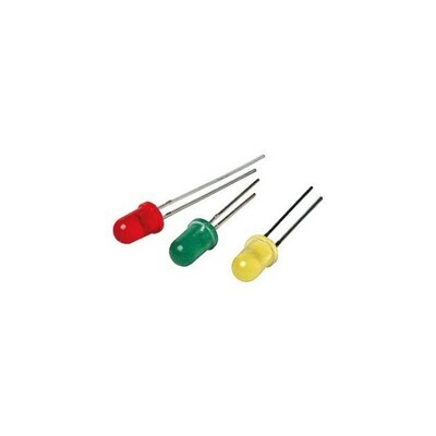 GRE-LED DIF-5MM 1.5MCD