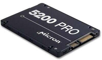 Micron 5200 PRO 960GB 2.5&#39; SATA3 6Gbps 7mm Server Data Centre SSD 3D TLC NAND 540R/520W MB/s 95K/32K IOPS 2DWPD 3 Mil hrs 5yrs Crucial