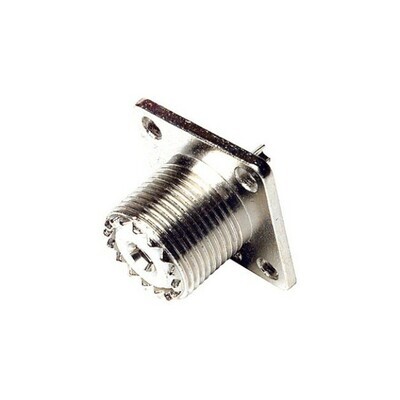 UHF PANEL SOCKET SQUARE BASE