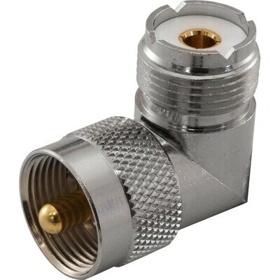 UHF PLUG TO SOCKET RIGHT ANGLE