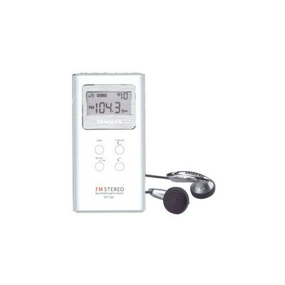 WHITE FM/AM DIGITAL RADIO