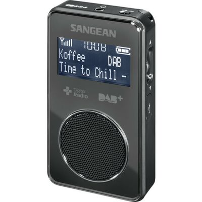 BLACK DAB+ FM-RDS POCKET RADIO