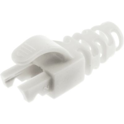 WHITE RJ45 RUBBER BOOT