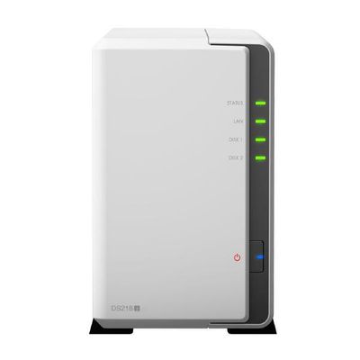Synology DiskStation DS218J 2-Bay 3.5&quot; Diskless 1xGbE NAS (Tower) (HMB), Marvell 1.3GHz, 512MB RAM, 2 x USB3.0, 2 Yr Warranty
