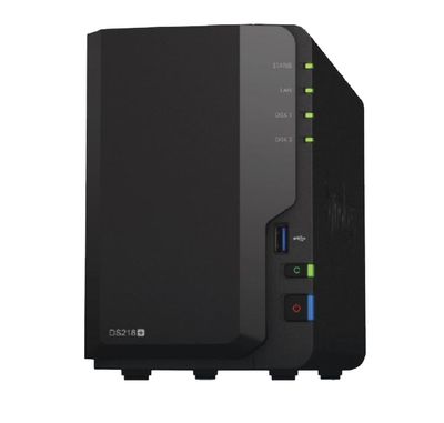 Synology DiskStation DS218+ 2-Bay 3.5&quot; Diskless 1xGbE NAS (HMB),Intel Celeron J3355 dual-core 2.0GHz,USB3.0 x3, eSATA  x 1