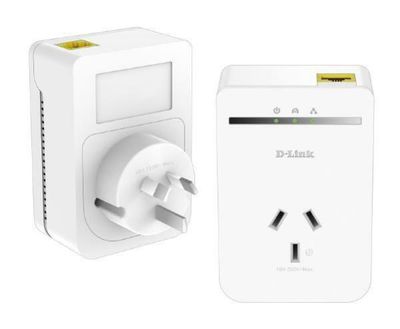 D-LINK DHP-P309AV PowerLine AV500 Passthrough Network Starter Kit