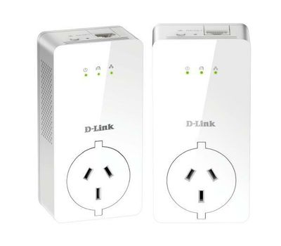 D-LINK DHP-P701AV PowerLine AV2 2000 Gigabit Pass-through Kit