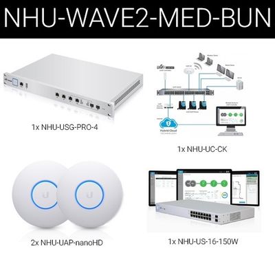 Ubiquiti Wave2 UniFi Wireless and Security Medium Business Bundle