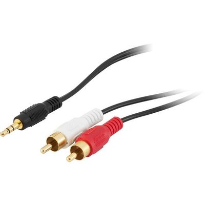 2M 3.5MM PLUG TO 2X RCA