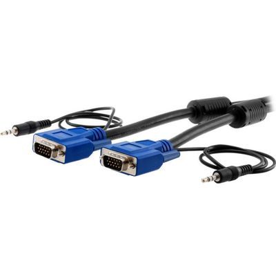 5M VGA&amp; AUDIO LEAD HD15 PLUG