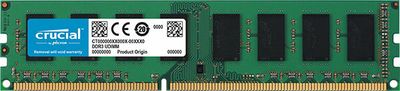 Crucial 8GB (1x8GB) DDR3L UDIMM 1600MHz ECC Unbuffered