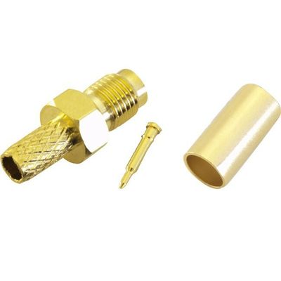 SMA-RP INLINE CRIMP SOCKET