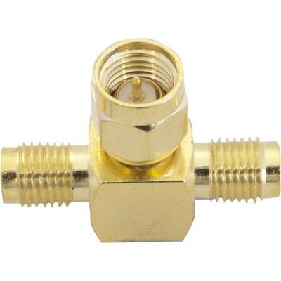 SMA PLUG TO 2 X SMA SOCKETS