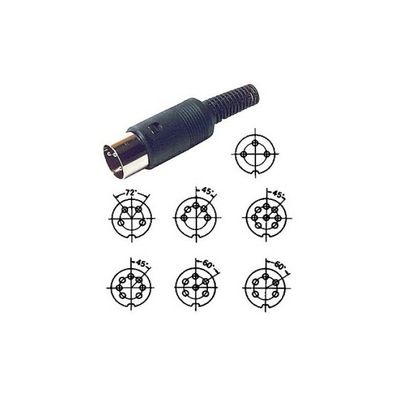 3 PIN DIN LINE PLUG