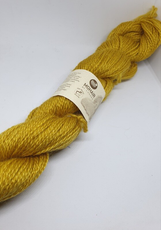 Mohair by canard       2fädiges kid mohair    farve 2034 karry