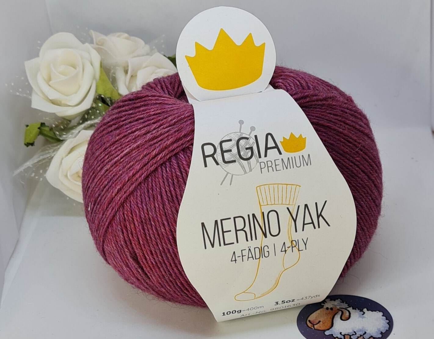 Regia Premium   Merino  Yak  -raspberry meliert-  FB.07517