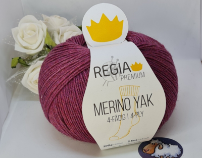 Regia Premium Merino Yak -raspberry meliert- FB.07517