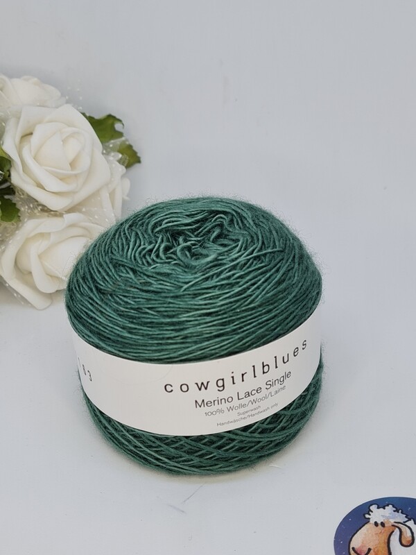 Cowgirlblues -merino lace single-   Farbe rainforest