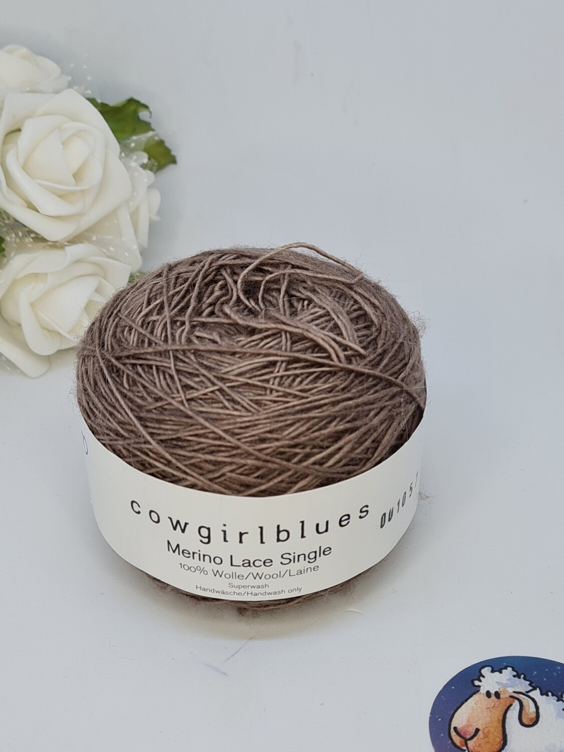 Cowgirlblues -merino lace single-  Cocoa