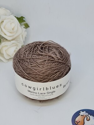 Cowgirlblues -merino lace single- Cocoa
