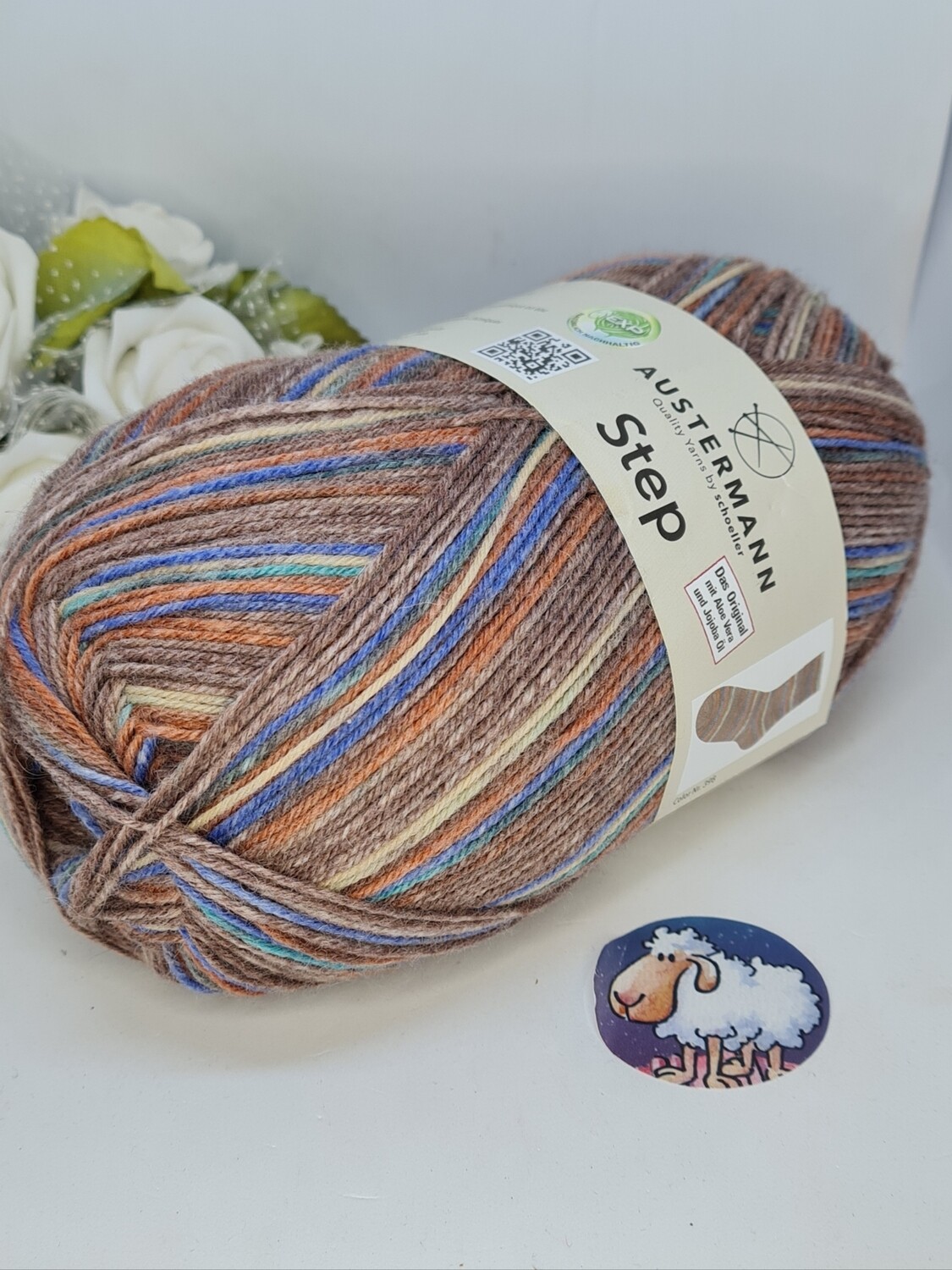 Austermann| Step  Cornwall     4fach Sockenwolle, Farbe: 398 -Lands End-