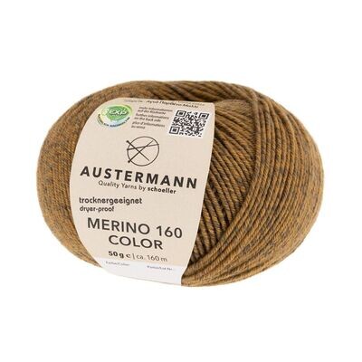 ​Austermann Merino 160 color Fb. 1217 -borke-