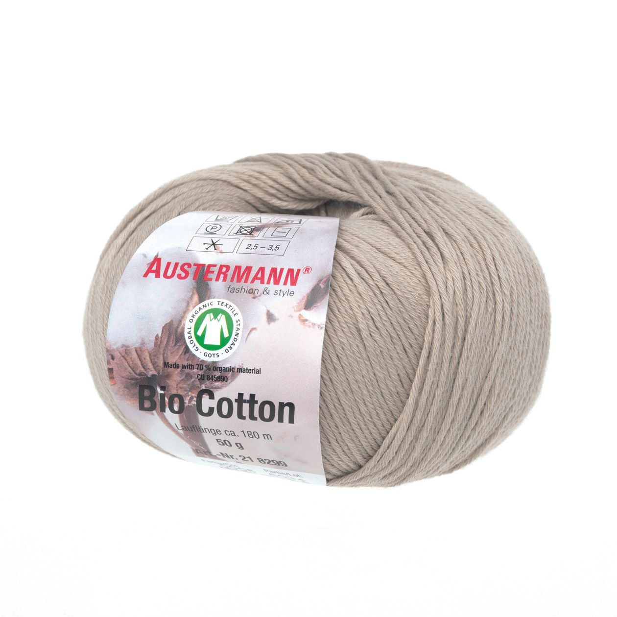 Austermann| Bio cotton Farbe 0005 - leinen-