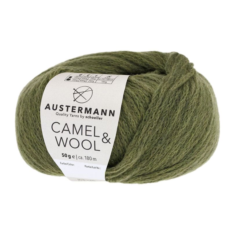 camel & wool von Austermann / Farbe -grün- 009 camel & wool von Austermann / Farbe -grün- 009