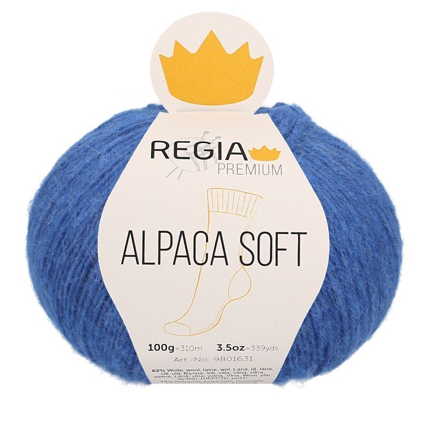 Regia Premium| Alpaca soft  -blau - 00051