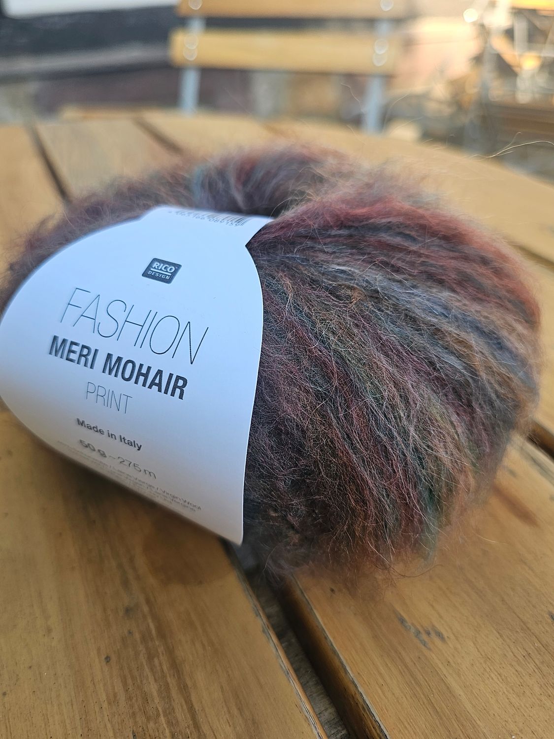 Rico Meri Mohai Print Farbe 00011