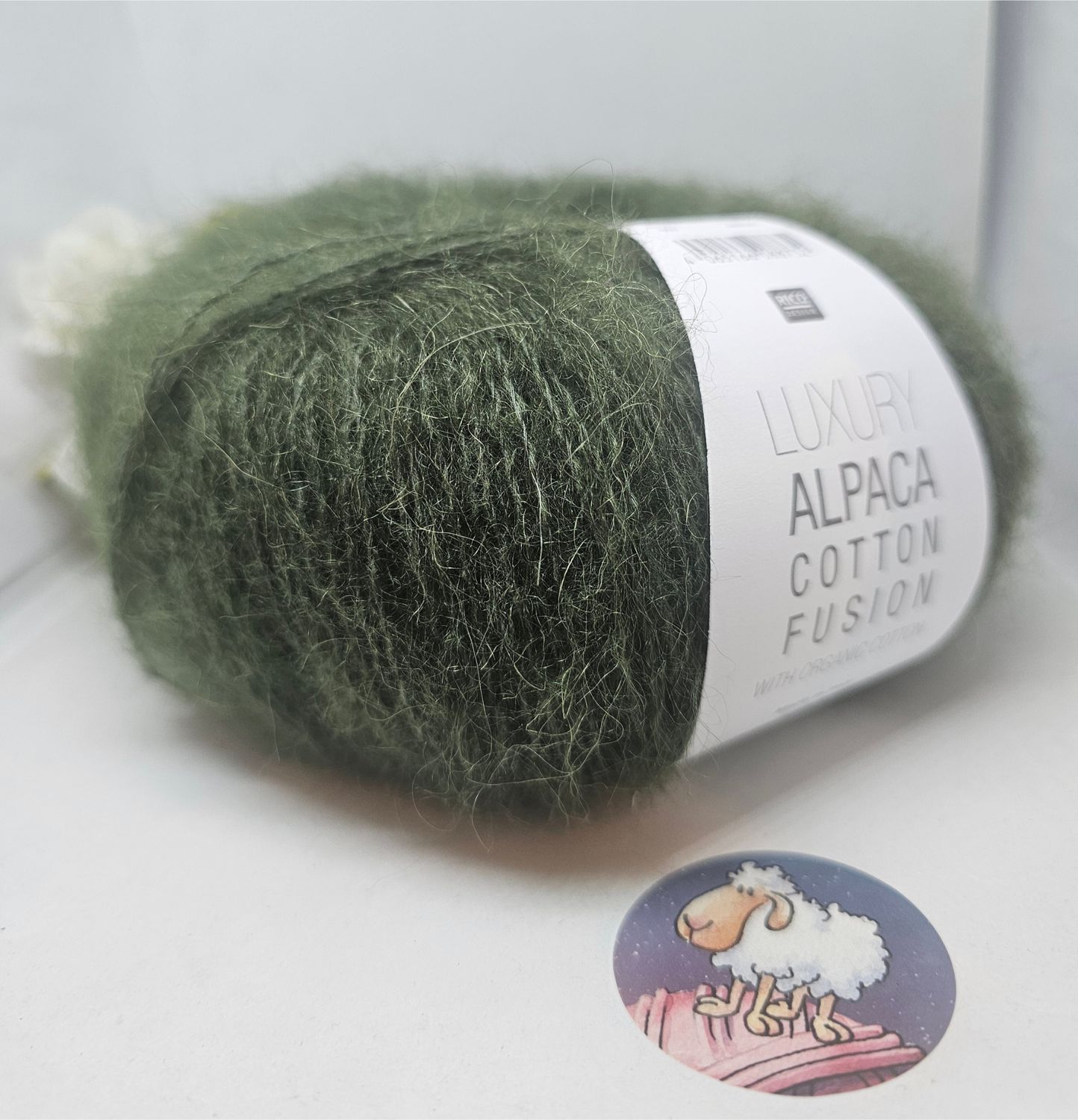 Rico Design -Luxury Alpaca cotton fusion- Fb.007  / olivgrün