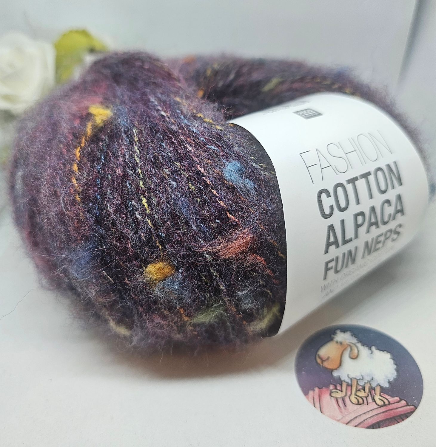 Rico Design - fashion Cotton Alpaca Fun Neps  Fb.004 - lila