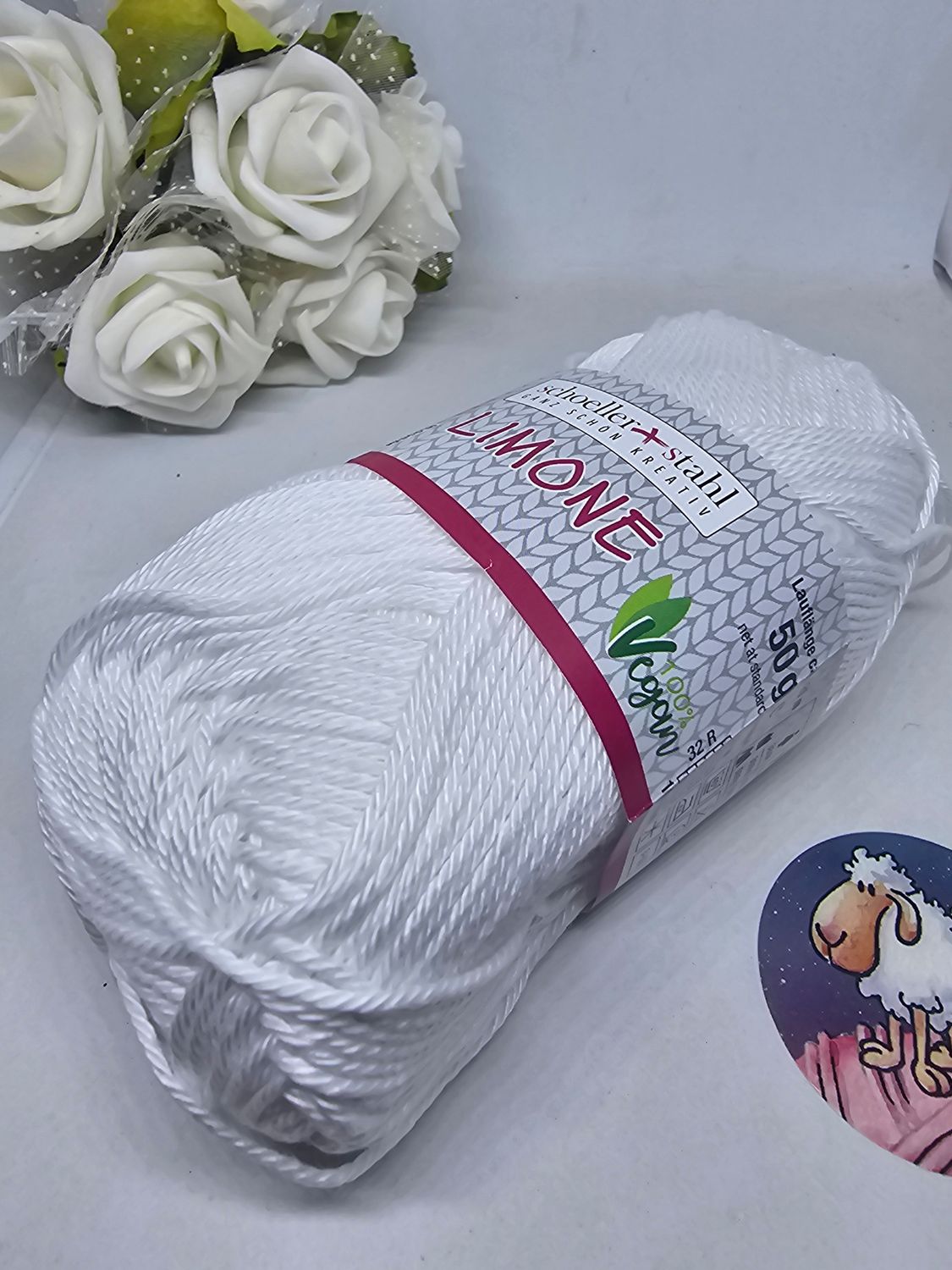 Schoeller & Stahl   -Limone- brilliantweiß - Fb. 0006