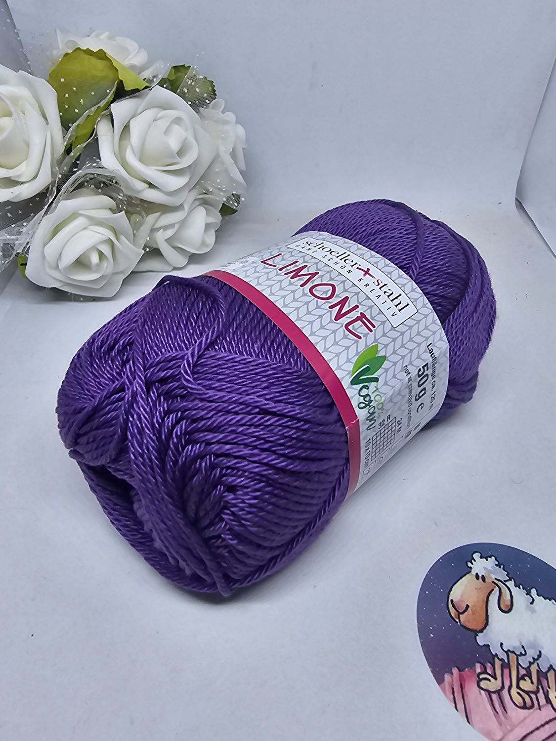 Schoeller & Stahl   -Limone-  aubergine  Fb. 0123