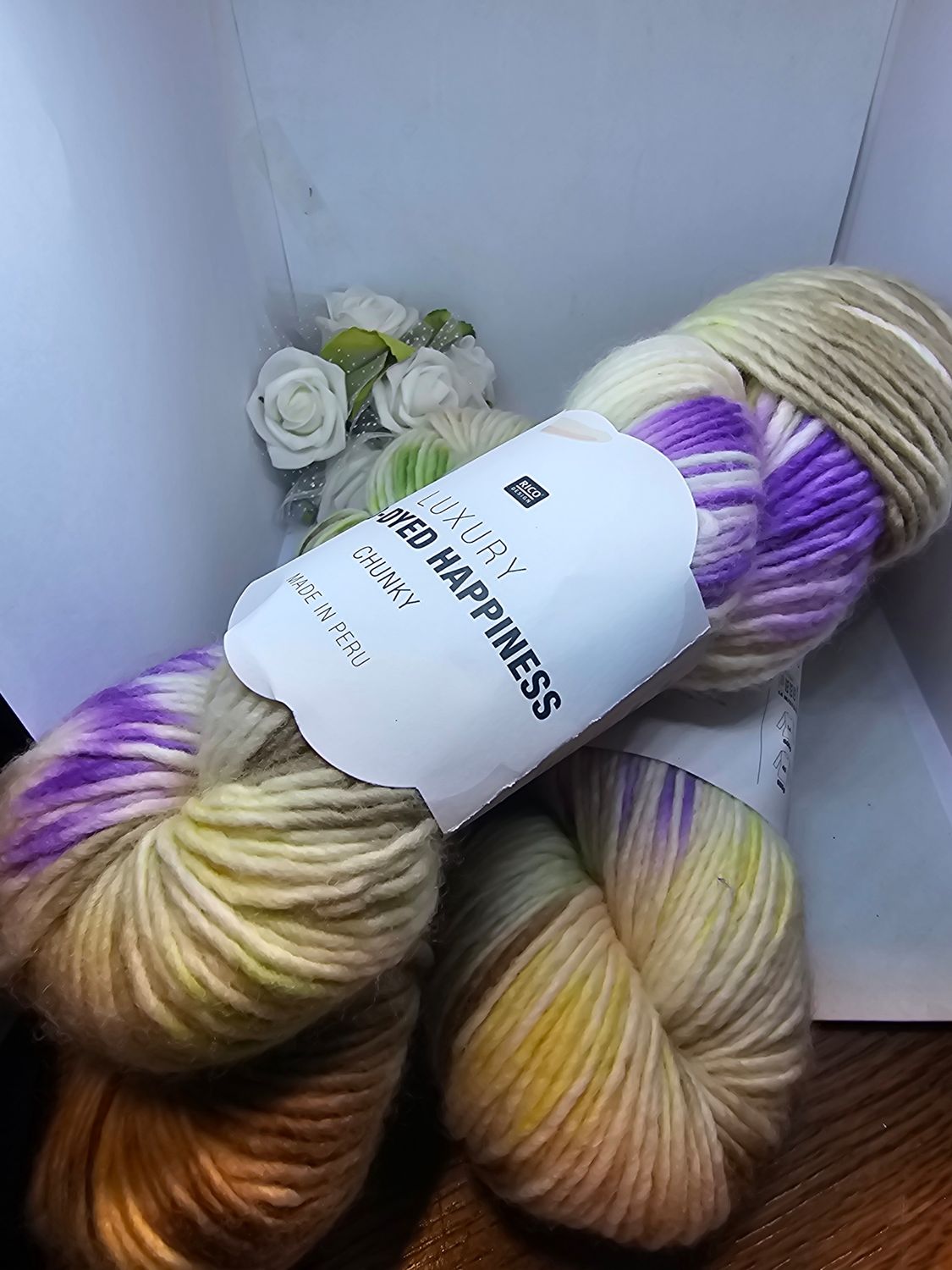 Rico Design -Luxury Hand-Dyed Happiness- chunky 100g 170m