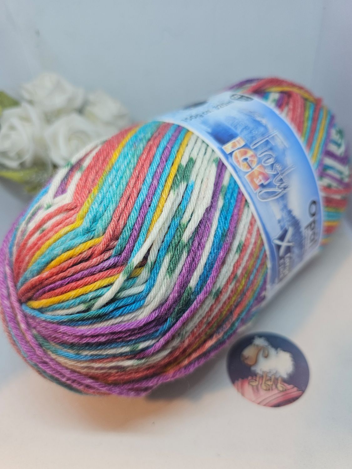 Opal- frosty ICE-Fb. 11350- 8-fach Sockenwolle Opal- frosty ICE-Fb. 11350- 8-fach Sockenwolle