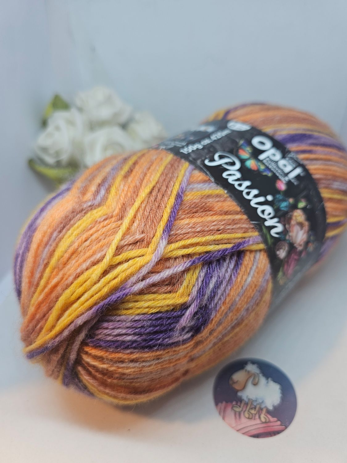 Opal- Passion-Fb. 11374- 6-fach Sockenwolle Opal- Passion-Fb. 11374- 6-fach Sockenwolle