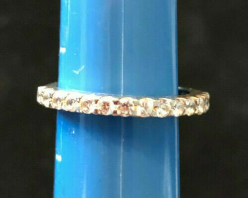 Vintage Sterling Silver .925 ring set with Cubic Zirconias